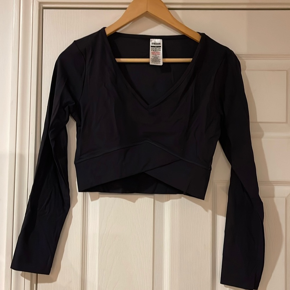 Gymshark long sleeve crop top